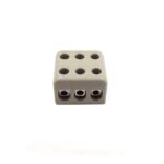 Conector 30A 10mm Com 3 Bornes De Porcelana Com 10 Peças