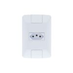 Conjunto Stella 1 Tomada de 2 Pinos + Terra 10 Amperes 250V Horizontal