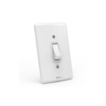 Interruptor Com 1 Tecla Simples Branca Linha Enerbras Com 20 Peças