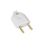 Plug Quick 2 Pinos 10 Amperes Branco