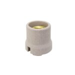 Porta Lâmpada De Porcelana Para Plafon E27