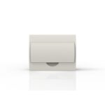 Quadro de Distribuição de Sobreposição Din Tampa Branca