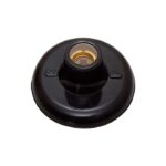 Porta Lâmpada E27 de Porcelana Plafonier Plástico